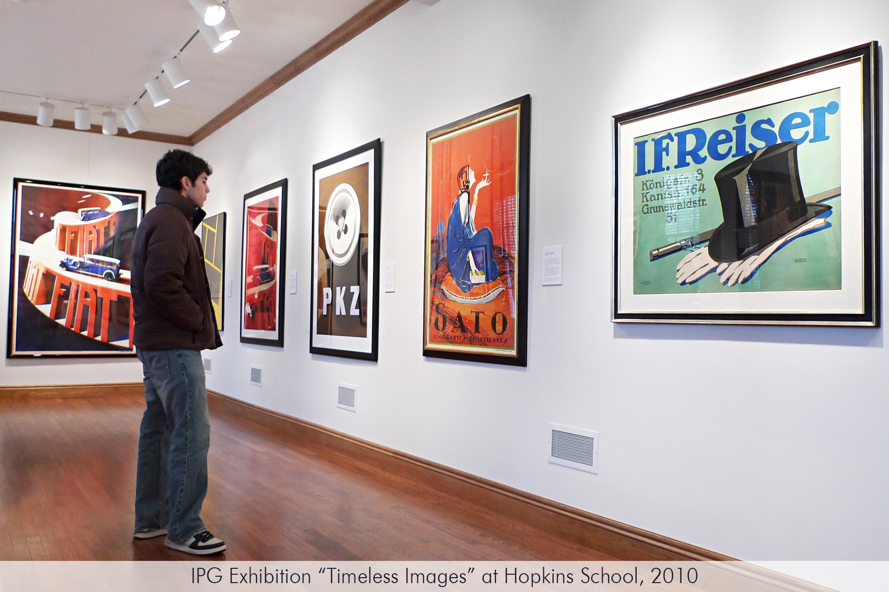 IPG's Exhibition of Timeless Poster Images at Hopkins School in 2010